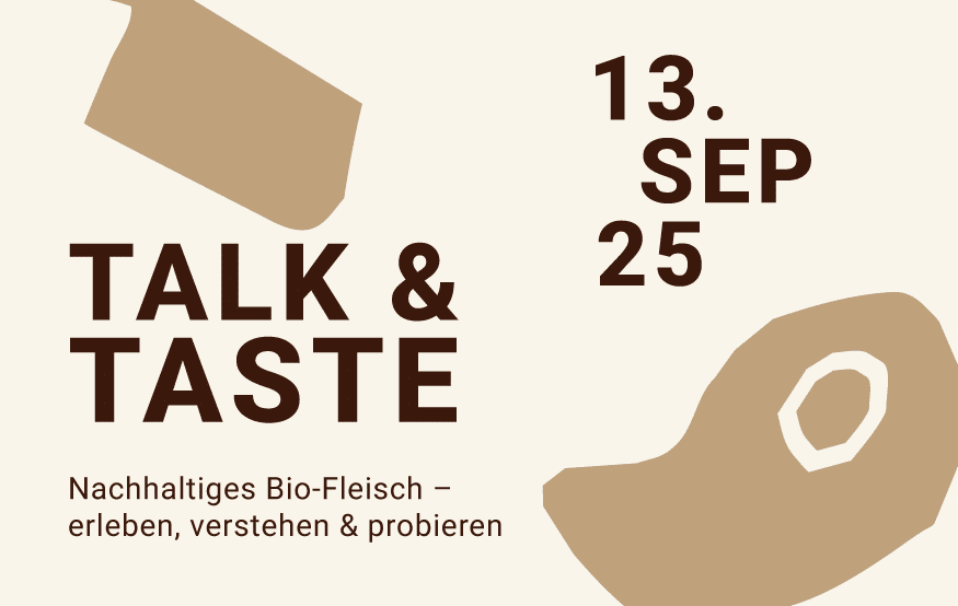 Talk & Taste – 13. September 2025